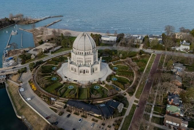wilmette Willmette, IL aerial view